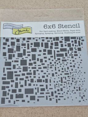 RARE THE CRAFTERS CRAFTER'S WORKSHOP 6X6 STENCIL INK PAINT SCRAPBOOK